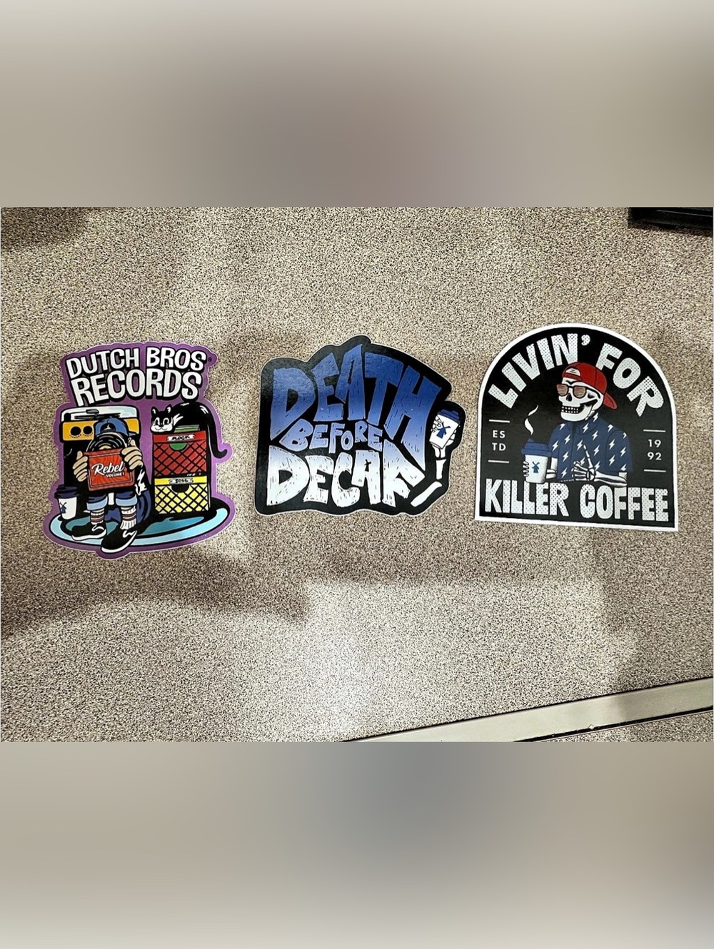 Dutch Bro Coffee- sticker set